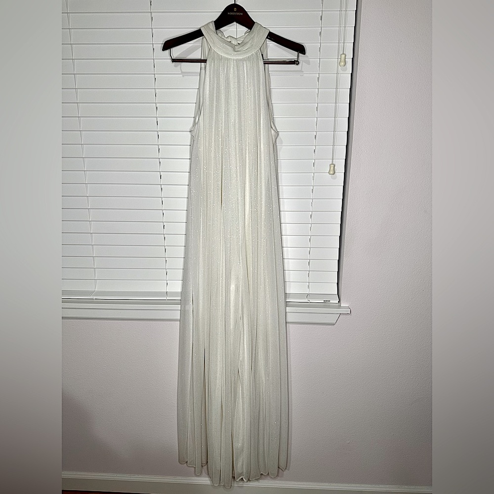 MSK Wide Leg Sparkle Jumpsuit